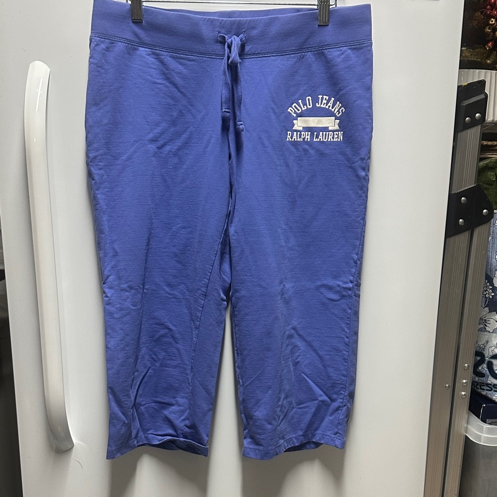 Ralph Lauren Polo Jeans Periwinkle Capri sweatPants